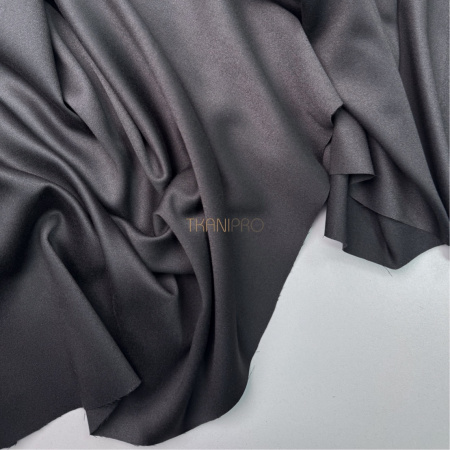 Костюмная поливискоза цвет черный, арт. KA2001-018