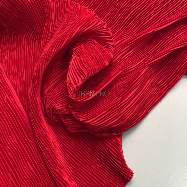 Плиссе жатка, арт. PLS1904-17 цвет красный