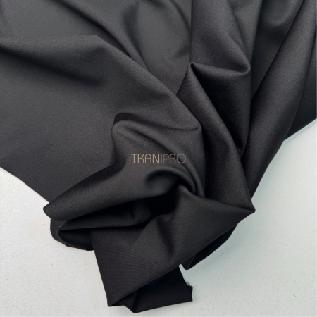 Ткань бифлекс матовый черный, арт. BF5401-5