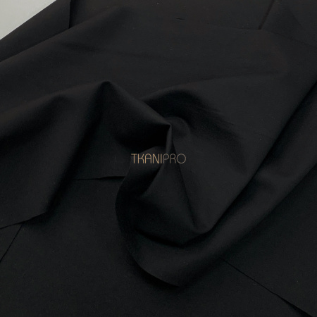 Трикотаж джерси плотный черный, арт. DN2071-3
