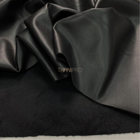 Искусственная кожа на замше, арт. OW1931-21 цвет черный