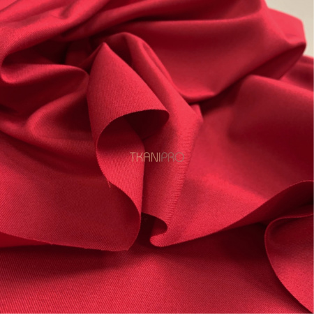 Костюмная ткань цвет красный, арт. KL2049-11