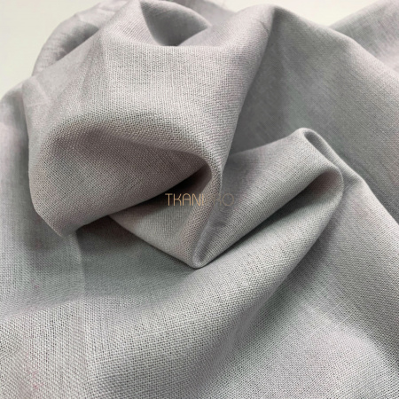 Ткань лён с вискозой цвет серый, арт. L2152-4