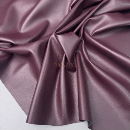 Искусственная кожа на замше цвет бордовый, арт. OW1943-1