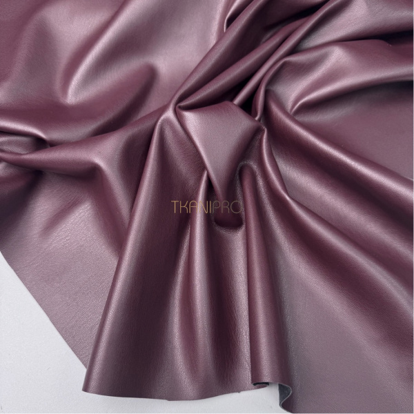 Искусственная кожа на замше цвет бордовый, арт. OW1943-1