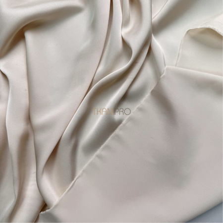 Шелк искусственный цвет экрю, арт. S2147-4