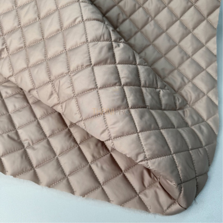 Стеганая ткань на синтепоне Ромб 3,5*3,5 цвет бежевый, арт. PS2282-34