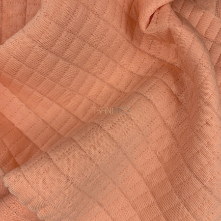 Трикотаж Капитоне, арт. ТL1272-3 цвет оранжевый Трикотаж Капитоне, арт. ТL1272-3 цвет оранжевый