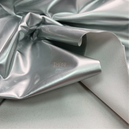 Лаковая кожа цвет серебро, арт. YL1931-1