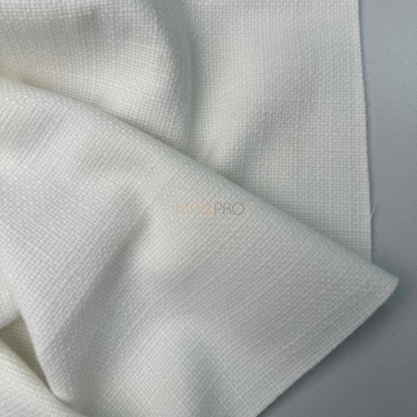 Костюмный твид цвет молочный, арт. CT1740-1