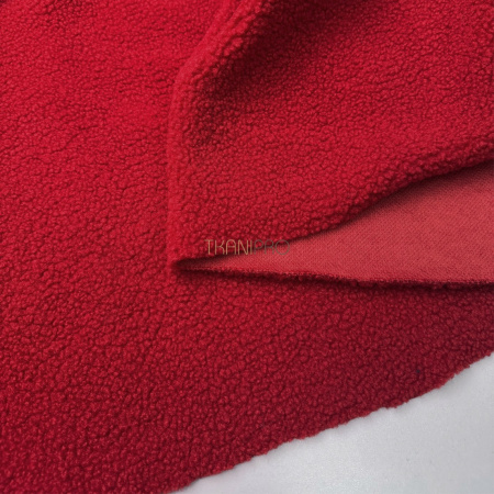 Мех барашек цвет красный, арт. WF3042-38