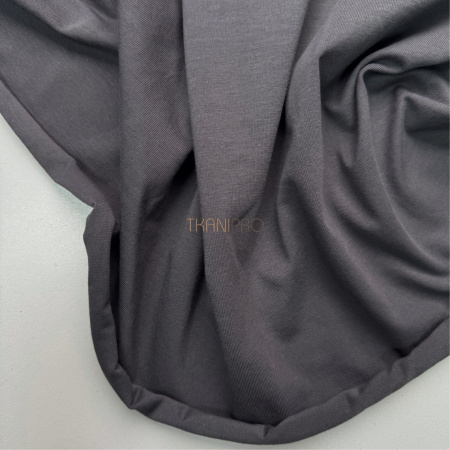 Трикотаж кулирная гладь цвет серый графит, арт. DK3555-6