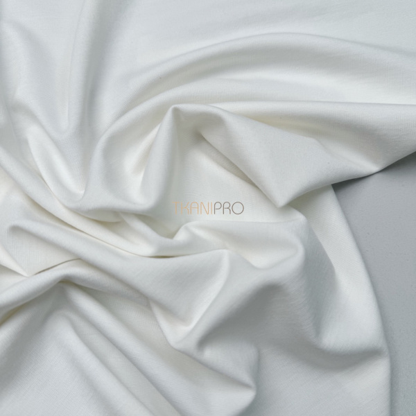 Трикотаж джерси вискоза стрейч цвет белый, арт. DN3103-1