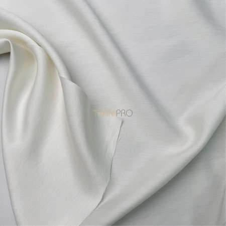 Вискоза плательная с шерстью цвет молочный, арт. LB5001-3