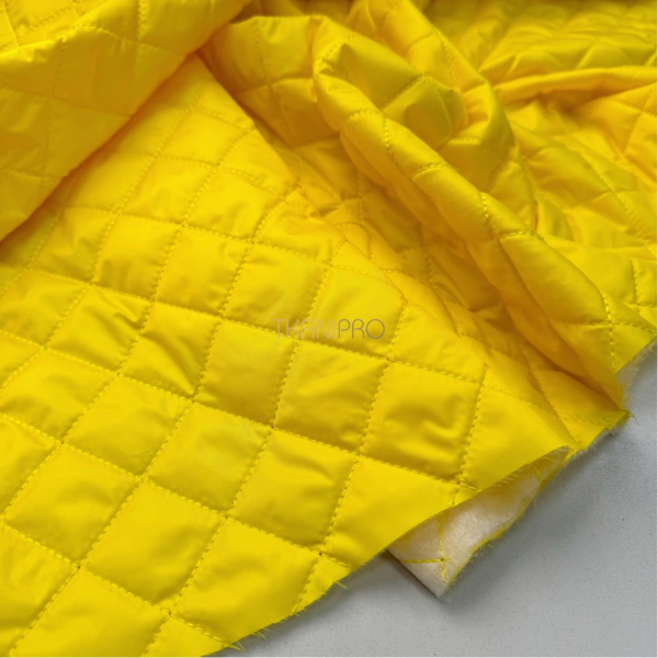 Стеганая ткань на синтепоне цвет желтый, арт. PS2282-54