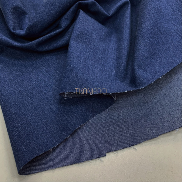 Джинсовая ткань стрейч, арт. JL1075-2 цвет синий