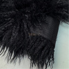 Мех искусственный лама цвет черный, арт. WF5020-5