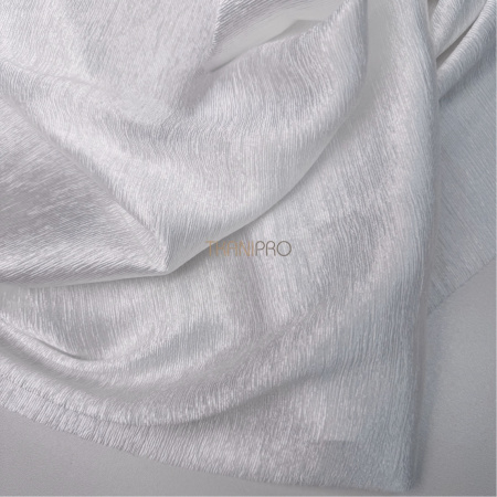 Вуаль жатка цвет белый, арт. TT1101-1