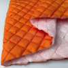 Стеганая ткань на синтепоне Ромбик цвет оранжевый, арт. PS2284-12