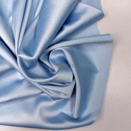 Атлас плотный цвет голубой, арт. A2098-15