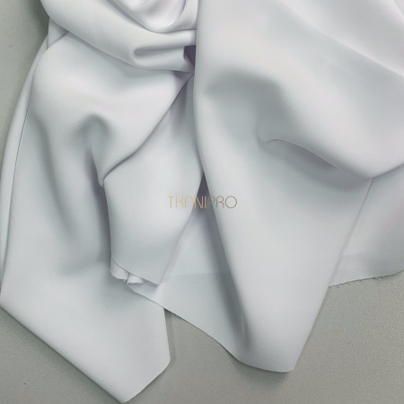 Блузочная ткань Чикаго, арт. BSK5036-1 цвет белый