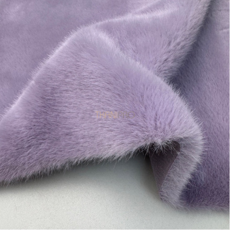 Норка искусственный мех, арт. ON1028-15 цвет фиалковый фиолетовый