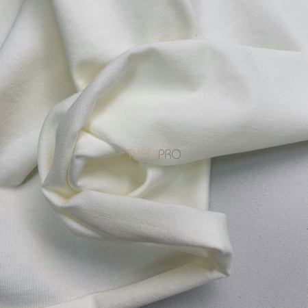 Трикотаж кулирная гладь, арт. DK3551-34 цвет молочный