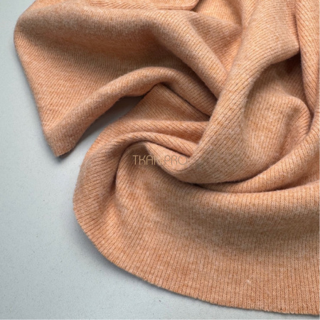 Рибана под ангору, арт. WD4249-24 цвет персиковый меланж