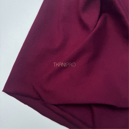 Трикотаж кашкорсе, арт. DW1201-50 цвет бордовый