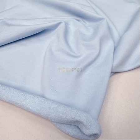 Футер 2 нитка петля, арт. DF3710-9 цвет голубой