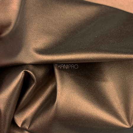 Ткань кожа искусственная бронзовая, арт. OL1028-16
