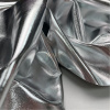 Ткань кожа серебро, арт. OL3003-11