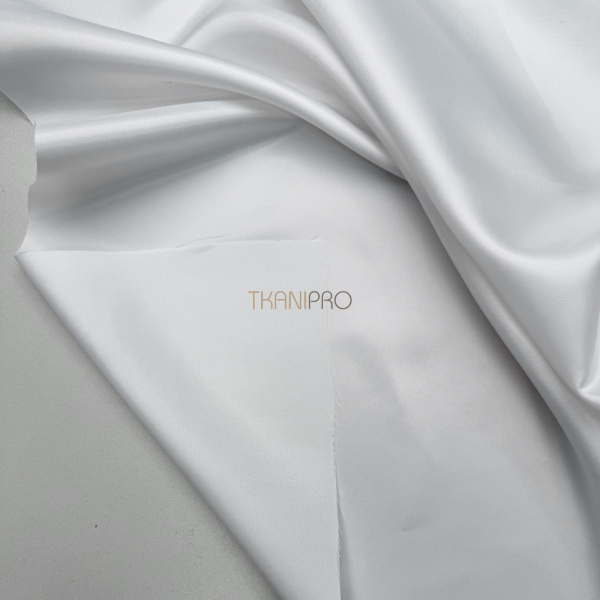 Подкладочная ткань жаккард цвет белый, арт. IP2117-1