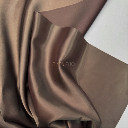 Подкладочная ткань жаккард цвет коричневый, арт. IP2117-2