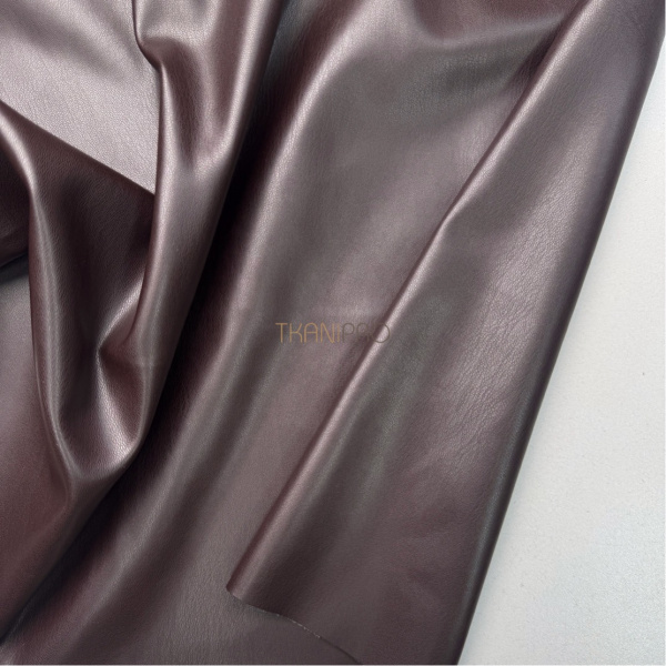 Искусственная кожа на замше цвет коричневый, арт. OW1942-2