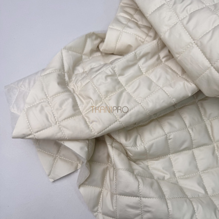 Стеганая ткань на синтепоне цвет кремовый, арт. PS2291-15