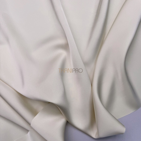 Сатин двухсторонний цвет кремовый, арт. SK3105-2