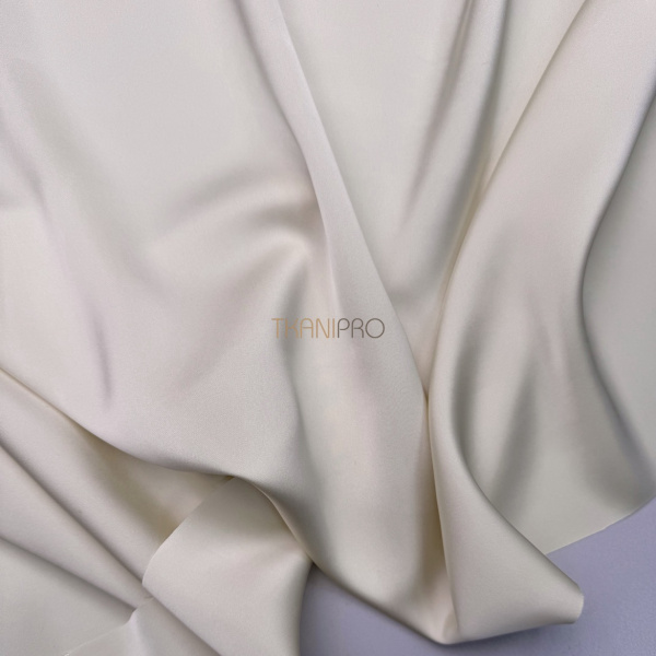 Сатин двухсторонний цвет кремовый, арт. SK3105-2