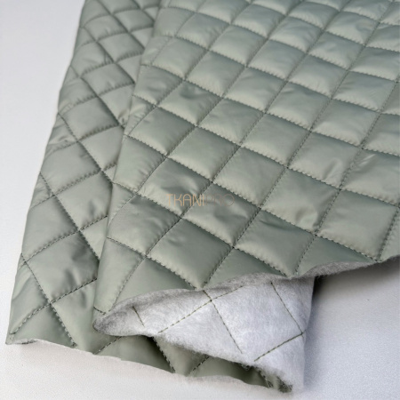 Стеганая ткань на синтепоне Ромб 3,5*3,5 цвет шалфейный, арт. PS2120-31