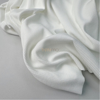 Трикотаж Кашкорсе с вискозой цвет молочный, арт. DW1967-1