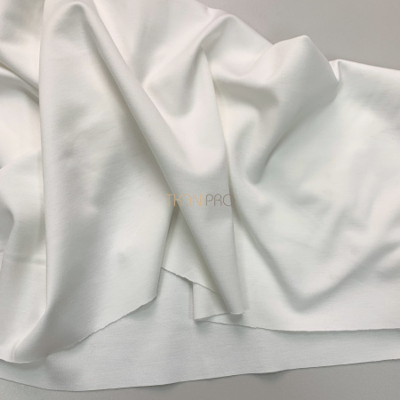 Трикотаж джерси, арт. D2039-1 цвет молочный Трикотаж джерси, арт. D2039-1 цвет молочный