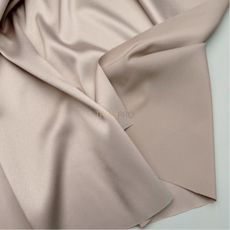 Атлас плотный цвет бежевый, арт. A2087-5