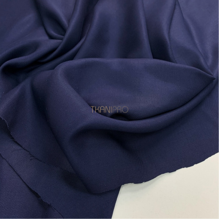 Ткань вискоза костюмная цвет темный синий, арт. BK2043-7