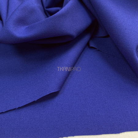 Костюмная ткань цвет синий электрик, арт. KL2049-16