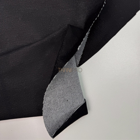 Ткань деним цвет черный, арт. JL5101-3