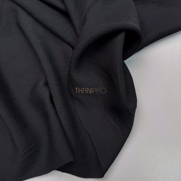 Вискоза крэш цвет черный метеорит, арт. BHL2010-11