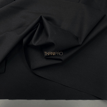 Трикотаж джерси плотный черный, арт. DN2071-3