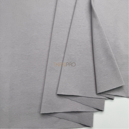 Трикотаж рибана цвет серый, арт. DB5014-3