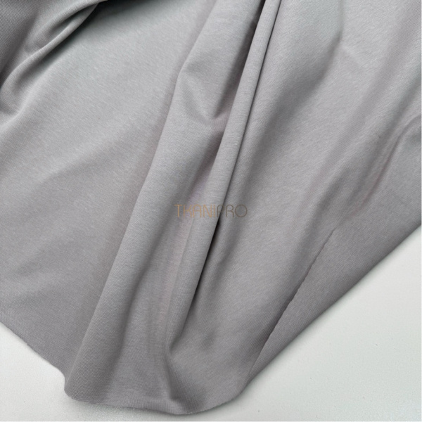 Трикотаж рибана цвет серый, арт. DB5014-3