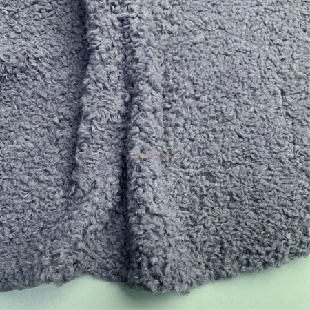 Пальтовый мех барашек, арт. WF3030-4 цвет джинсовый